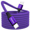 Extra Long USB C Cable 4M PS5 Controller Charging Cable Braided USB Type C Charger Cable Compatible with Samsung Galaxy S20/S10/S9 PS5 Xbox Series X/S Controller Switch Pro Contropurpleller(()
