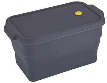 Stampo Plumcake Silicone - Stampo per torta, Silicone Alimentare, Antiaderente e Resistente al Calore, Ideale per Pane, Torte e Dessert (22.5x12.5x12.5cm) (Grigio)