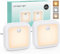 2 Piezas Luz Nocturna Infantil, Luz Nocturna con Sensor de Movimiento Enchufe Regulable con 3 Modos y Color, Luzs de Noche para Armario, Cocina, Habitación de Niños, Baño, Pasillo, Escaleras