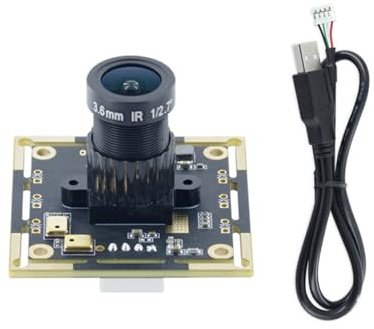 Oxxggkao Ov4689 Industrielle USB-Webcam-Kameraobjektiv mit 4MP Sensorik und flexibler Montagemöglichkeit für Maschinen-USB-Kamera