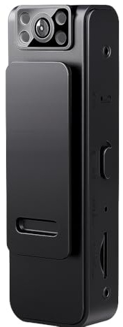 Vyzio Action cam 2K HD con obiettivo rotabile | Stabilizzazione a 5 assi, Wi-Fi e controllo mobile | Mini videocamera POV leggera per vlog, sport e viaggi