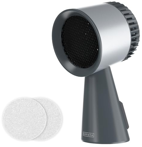 Empava Campana extractora portátil para cocinar, ventilador de escape de cocina de escritorio de 3 velocidades con gran calibre y taza de recogida de aceite para interiores y exteriores, RV, 13