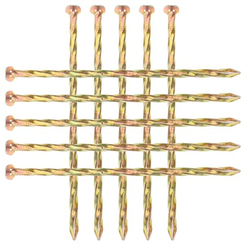 Artibetter 10pcs Piquets d'ancrage en Acier Carbone Design en Spirale pour Bordures de Jardin, Fixation Sécurisée pour Projets Extérieurs et Pelouse Synthétique