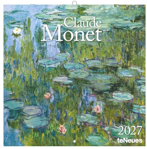 Claude Monet 2027: Wandkalender 30x30 cm (30x60 cm geöffnet), Kunstkalender mit Meisterwerken des Impressionismus