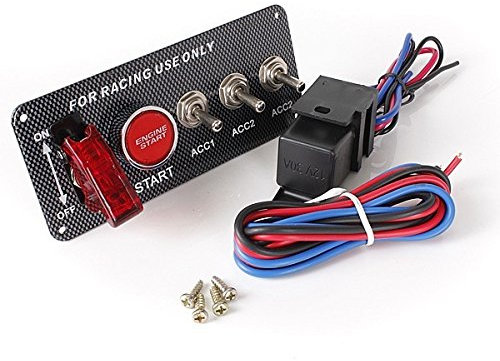 C-FUNN Accensione Motore di Avviamento Pulsante Racing Interruttore Interruttori Pannello