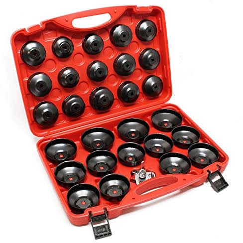 Set chiavi a tazza per filtro olio chiave a ragno 29 pezzi acciaio al carbonio universale