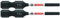 BOSCH ITT10202 Schraubendreher-Bits, 5,1 cm, Torx #10, schlagfest, 2 Stück
