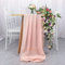 Chiffon-Tischläufer Kaffee Tee Rustikaler Schiere Chiffon Tischläufer für Hochzeiten Party Geburtstag Birdal Dekorationen (29x120 Zoll, Leichter Pfirsich)