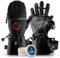 THE HEAT COMPANY - Heat 3 SMART PRO – Die Handschuh Innovation – Fingerhandschuhe und Fäustling in Einem - No.1 Fotohandschuhe, Outdoor, Skifahren - Schwarz, Größe 10, Herren, Damen, Large