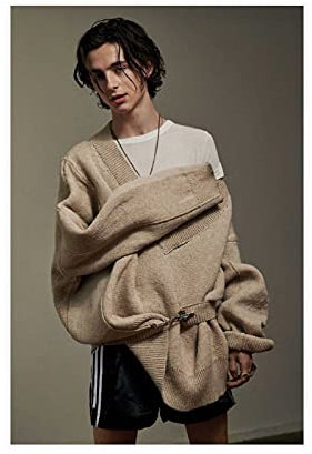 Timothee Chalamet Entertainment wöchentliche Leinwand Poster Schlafzimmer Dekor Sport Landschaft Büro Zimmer Dekor Geschenk UnRahmen: 30 × 45 cm