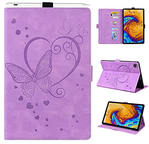 Auslbin Custodia per Lenovo Tab M10 FHD Plus 10.3,Pelle PU Cover Tablet con Auto Svegliati/Sonno Funzione Case con Supporto Funzione,Cover per Lenovo M10 Plus 10.3 Pollice TB-X606X/X606F,Viola