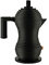 Alessi Pulcina MDL02/1 BB Caffettiera Espresso di Design, in Fusione di Alluminio con Manico e Pomolo in PA, 1 Tazza, Nero