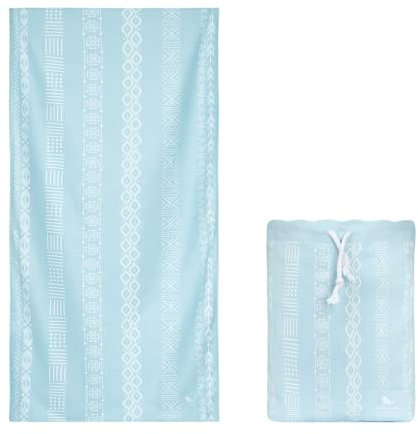Dock & Bay Badetuch - Für Zuhause - Schnell trocknend, super saugfähig - Inklusive Tasche - Hideaway - Lake Louise, Extra Large (180x90cm, 71x35)