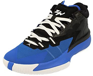 Nike Air Jordan Zion 1 Herren Basketball Trainers DA3130 Sneakers Schuhe (UK 7.5 US 8.5 EU 42, Black White Hyper royal 004)
