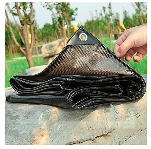 TIODES Abdeckplane Wasserdicht Durchsichtige Plane Verstärkte Nähte Zur Vermeidung Von Rissen, Nicht Rostende Ösen, 80% Schattierung Durchsichtige Plane PLOEA (Size : 5x2m)
