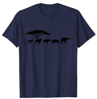 Afrika The Big Five Animals | Kinder Kleinkind Groß 5 T-Shirt