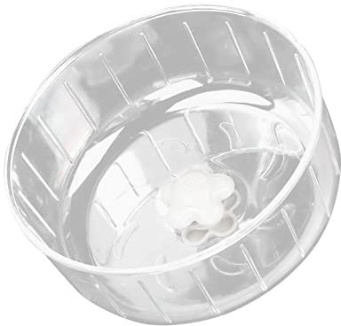 Hosi Hamster-Laufrad-Spielzeug, Fördert Gesunde Bewegung Rundes Hamsterrad Transparent für Kleine Haustiere für Hamsterkäfig