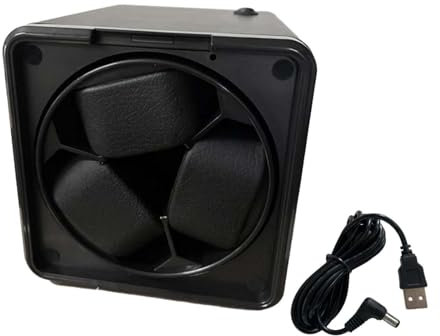 kowaku Automatischer Uhrenbeweger, Uhrengehäuse mit 3 Uhrenpositionen, Uhrenhalter, Uhren-Display-Box für Tisch-Schlafzimmer, Geschäfte, Geschenke, Standard