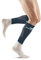 CEP - Laufsocken mit Kompression für Herren, The Run 4.0 Tall Socks, Sportsocken, Größe IV/L / 42-45, blue/off white