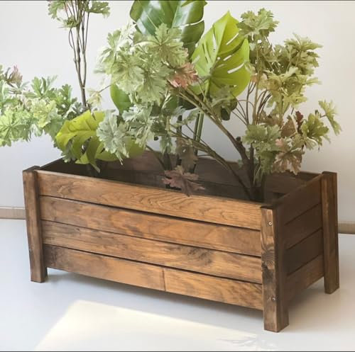 Generic Jardinière Pot pour Plante en Bois rectangulaire