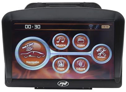 Sistema de navegación GPS PNI L807 Plus, Windows CE 6.0, Pantalla de 7 Pulgadas, Parasol Incluido