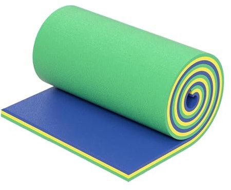 Qianly Tapis de Flotteur d'eau, Matelas à la dérive, 3 Couches, Radeau de Piscine en Mousse Portable, Radeau Flottant pour la Navigation de Plaisance d'été, Vert