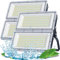 TASINUO Focos LED Exterior 200W 2 Piezas, 20000LM Luces LED Exterior, 7000K Blanco Frío Potente Proyector LED, IP67 Impermeable Luz Exterior, Lampara LED para Jardin Garaje Fábrica Almacén Gimnasios
