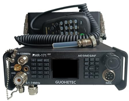 GUOHETEC PMR-171 All-band All-mode SDR CB Radio Pmr171 100KHz-2GHz 20W (antenna completa)