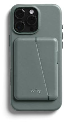 Bellroy Mod Phone Case + Wallet für iPhone 16 Pro Max (schlanke iPhone-Hülle aus Leder, Handy-Geldbörse)- Agave