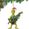 Decoraciones navideñas, adornos colgantes para árbol de Navidad, resina verde, para el hogar, vacaciones, fiestas (10 cm)