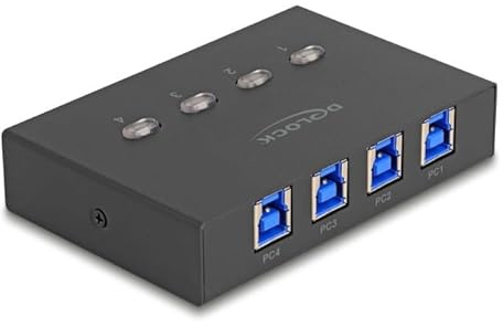 DeLOCK USB 5 Gbps Switch für 4 PC Jahr 1 Gerät