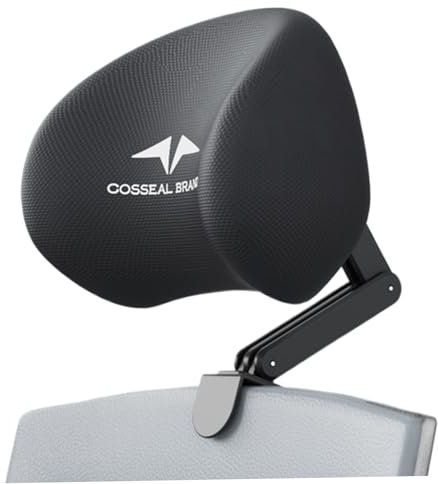 Lawnrden Office Chair Kopfstütze Anhang Universal, Ergonomische Nackenunterstützung für Bürostuhl, Speicherschaum Mesh Kopfkissen Kopfruhe für Office Stuhl