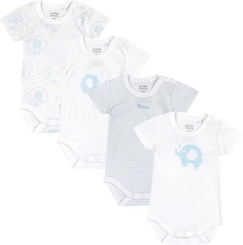 Chicco Bébé garçon 4 Body à Manches Courtes