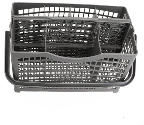 Dishwasher Cutlery Basket for AEG, ForFavorit, ForPrivileg, ForElectrolux Gray, Plastic Construction