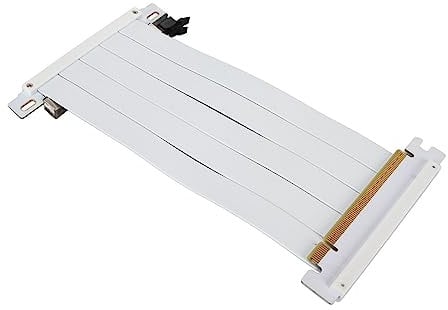 Qcwwy HochgeschwindigkeitspCIE 4.0 X16 Flexible Steigungskabel für RTX 4090 4080 4070 4060, RX 7900 XT 7800 XT 7700, Easy Installation GPU Extender für Enthusiasten (20 cm)