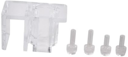 NUOBESTY 4pcs Aquarium Water Holder Fish Tank Hose Holder Acrylic Clamp Stainless Steel Pipe Clamp Aquarium Tank Accessory