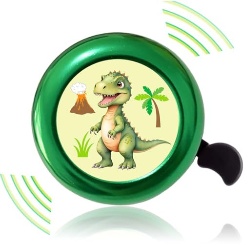 Fahrradklingel Kinder Dino,Klingel Fahrrad Kinder,Fahrradklingel Jungen,Klingel Kinderfahrrad,Kinderfahrrad Dino,Fahrradzubehör Kinder,für Fahrräder, Motorroller