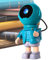 Fruusv Projector Night Light, Nursery Astronaut Lamp Decorative, Heat Resistant Multifunctional Space Projector for Bedroom Living Room Desktop Nightstand Home Ambience, 9x7.5x19cm