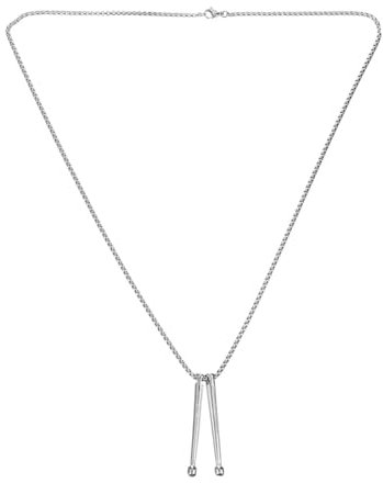 LEADSDGE Schlagzeuger-Halskette mit Trommelstock-Anhänger, zarter Halsschmuck, stilvoller Drumstick-Anhänger, Halskette für Schlagzeug-Enthusiasten