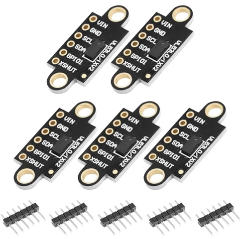 ARCELI VL53L0X Laser Distanzsensor, VL53L0X V2 Laser-Abstandssensor-Module Time-of-Flight Entfernungsmesssensor modul I2C IIC kompatibel mit Arduino für Drohnen, Roboter (5 Stück)