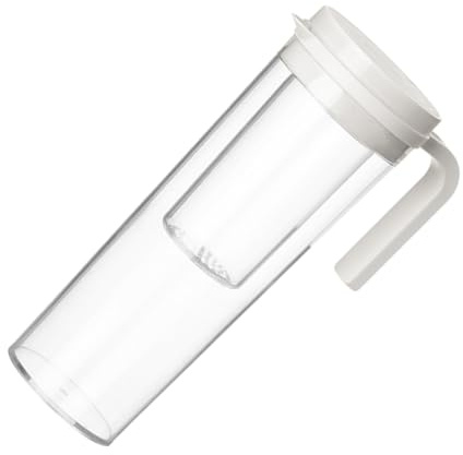 Alipis Jarra de Agua Grande de Plástico con Tapa Hermética Resistente Altas Temperaturas para Bebidas Frías y Calientes Frigorífico para Uso Doméstico y Oficinas