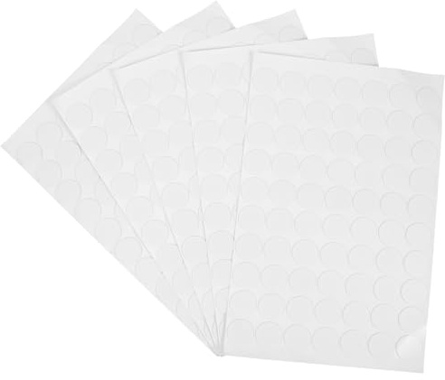 TOYANDONA 300 Stück Doppelseitige Klebepunkte Rund aus Transparentem Acryl Stark Haftend Spurlos Ablösbar für Holz Glas Metall Papier und Textilien