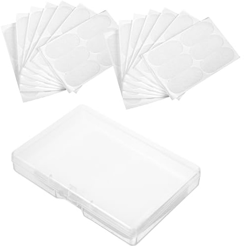 Corrector de Oídos de Silicona Blanco 60 Piezas Adhesivo | Resistente al Sudor, Fijación Duradera, Formato Compacto para Uso Cosmético y Ajuste Discreto