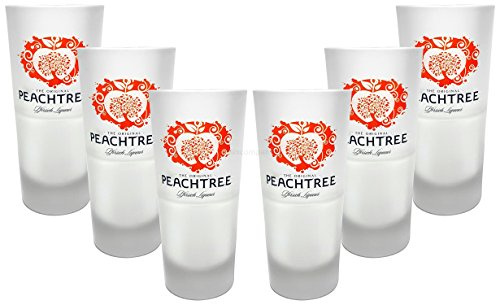 Peachtree Glas Gläser-Set - 6x Cocktailgläser Milchglas