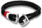 Bracelet en Cuir ou Corde pour Homme et Femme (Ancre Corde Noir)