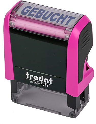 Trodat Printy 4911 Rot GEBUCHT BLAU