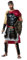 EraSpooky Herren Römisches Gladiator Kostüm mit Umhang Faschingskostüme Cosplay Halloween Party Karneval Fastnacht Kleid für Erwachsene