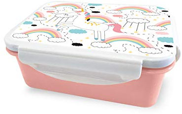 i-Drink ID2009 Lunch Box Porta Alimentos Infantiles Hermético Kids (Unicorn)