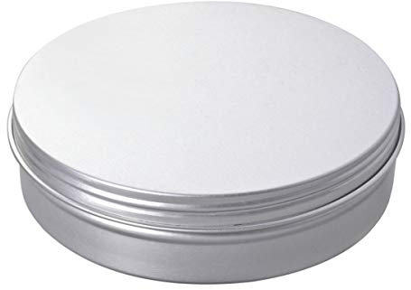 EXCEART Lippenbalsam Döschen 250Ml Aluminium Zinn Dosen Balsam Dosen Dosen Leere Beh?lter mit Schraube Deckel für Salve Candy Kosmetische Lip Balsam Silber Deoroller Zum Befüllen