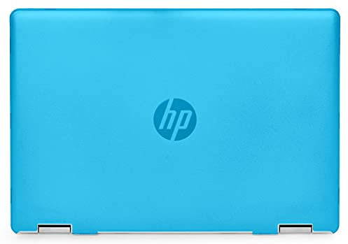 mCover - Funda rígida Compatible con HP Pavilion x360 de 14 y 14-DHxxxx Series (no Compatible con Otros portátiles HP Pavilion Series) Convertibles (HP Pav-x360-14-DH Aqua)